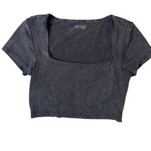 Aerie Charcoal Crop Top
